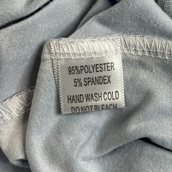 WONDERLAND by ORANGE Off the Shoulder‎ Flounce Cow Skulls Blue  Dress S - Picture 5 of 9